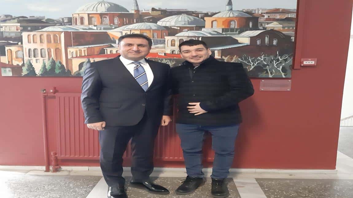 İl Milli Eğitim Müdürümüz Doç.Dr.Murat Mücahit YENTÜR ile kurumumuz Müdürü Alpaslan AKA.